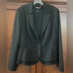 White House Black Market Classic Women's Size 14 Black Blazer
